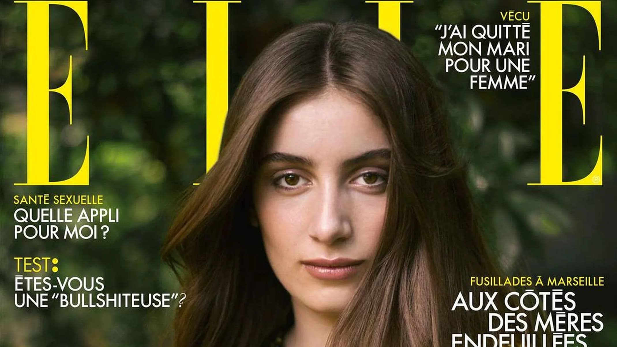 Dior Fall Elle France Cover Story magazine cover featuring a fashion portrait of a woman in an embellished dress.
